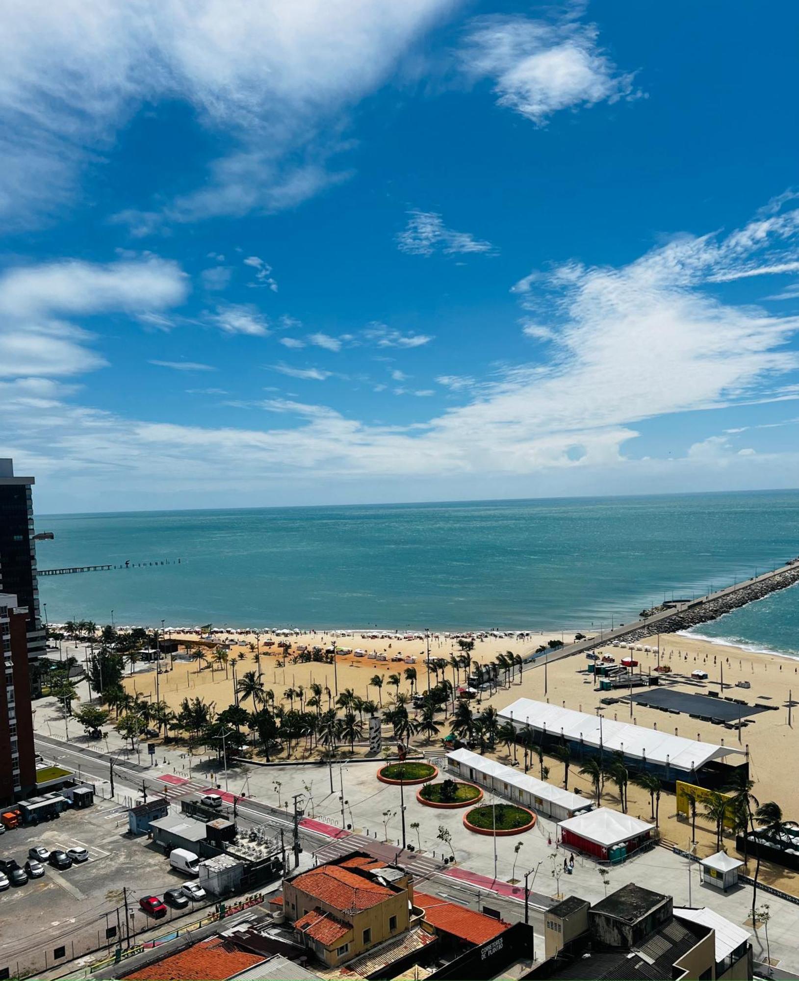 Flat Praia De Iracema Vista Mar Форталеза Экстерьер фото