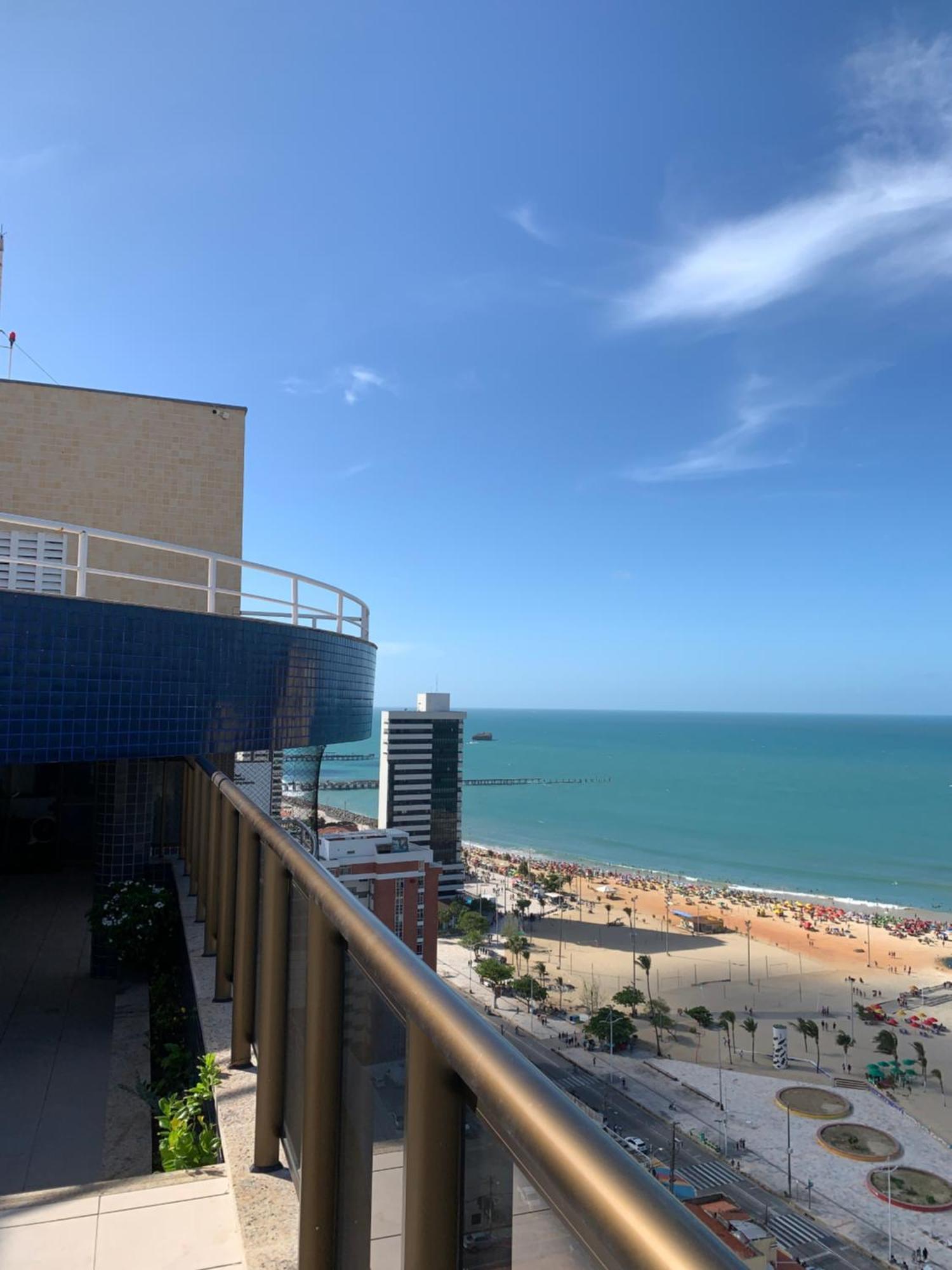 Flat Praia De Iracema Vista Mar Форталеза Экстерьер фото