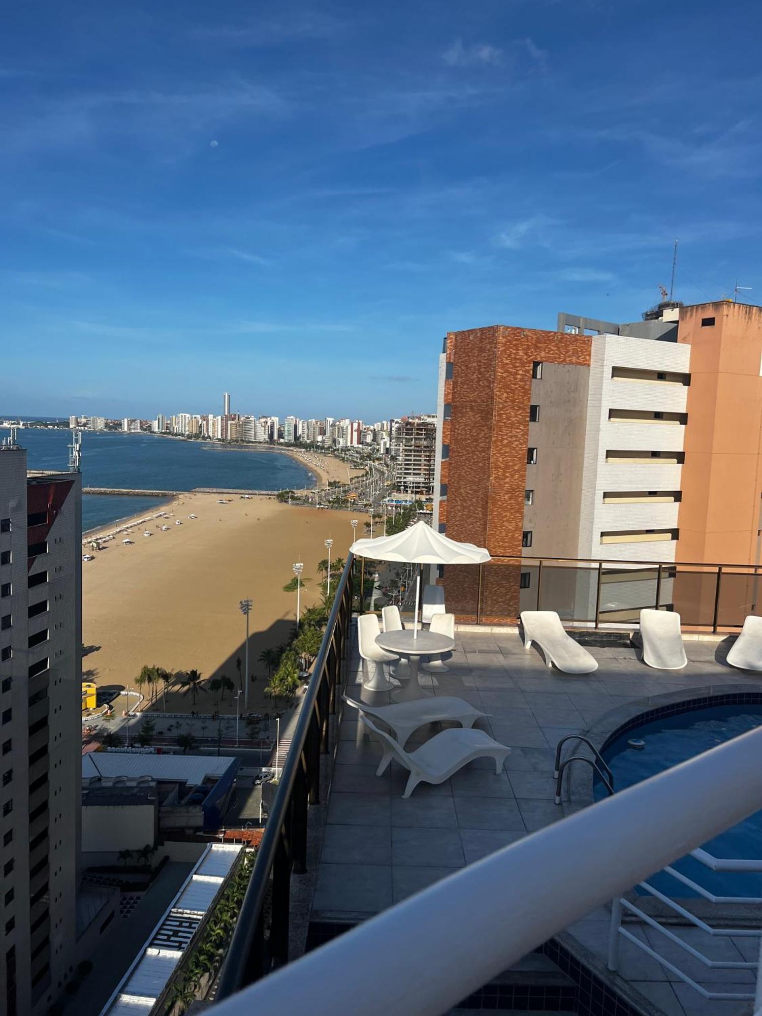 Flat Praia De Iracema Vista Mar Форталеза Экстерьер фото